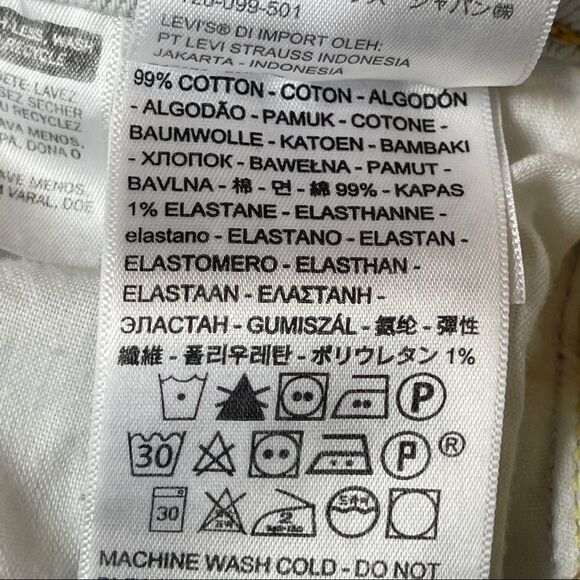 Levi’s 501 Denim Cut Off Shorts Distressed Frayed Women's Size 25 - Picture 6 of 11